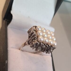 Antique Natural Pearl Ring